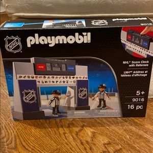 Playmobil NHL Score Clock with Referees BNIB